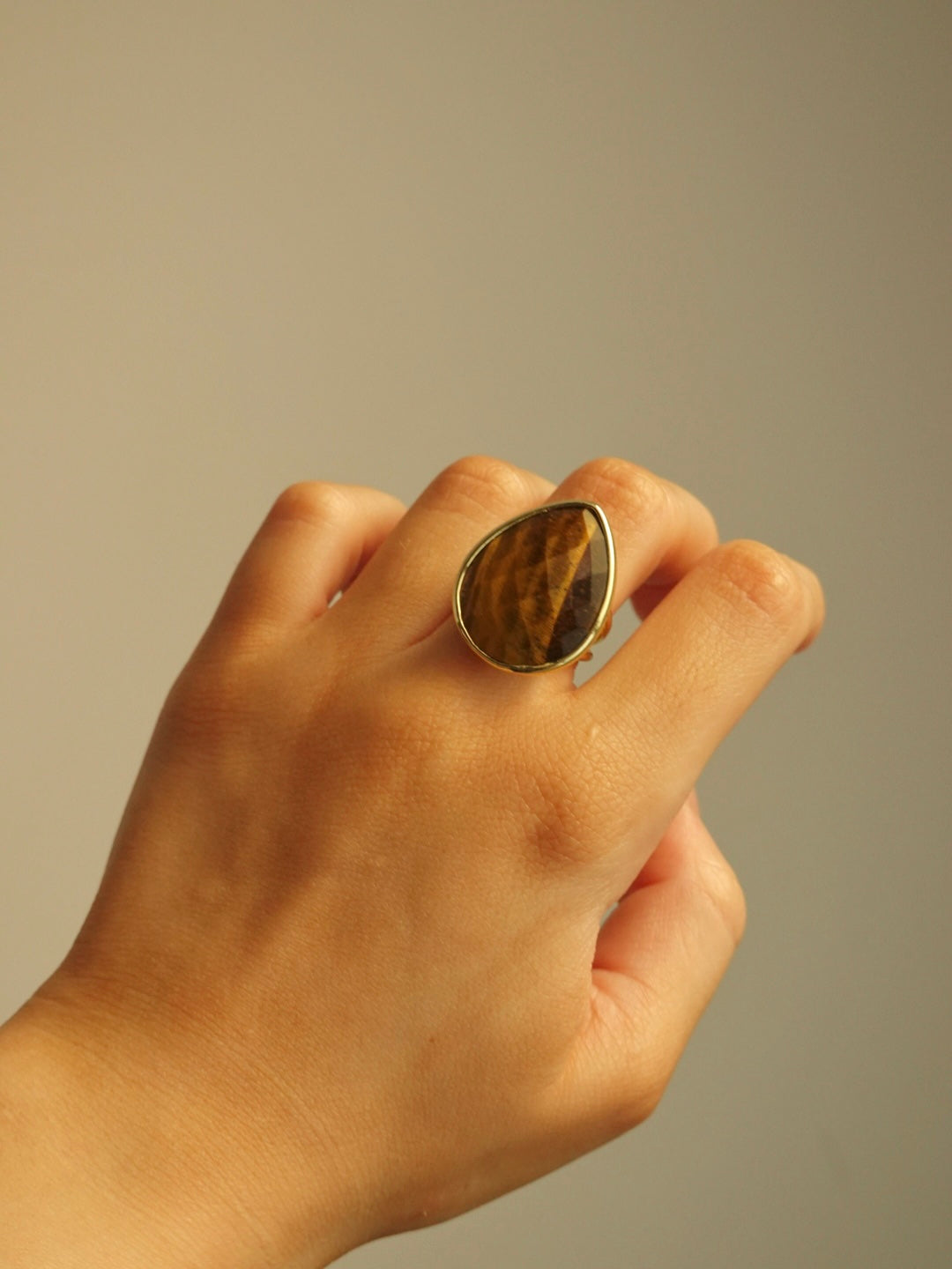 fern ring - brown