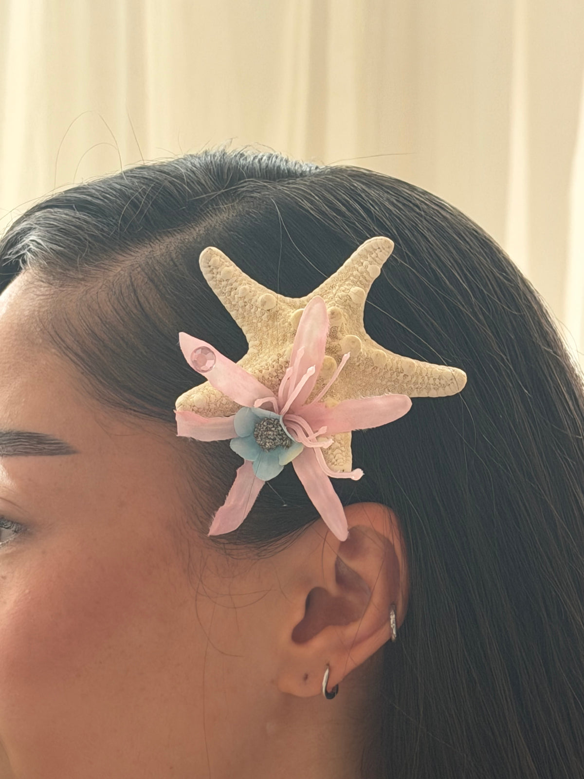 starfish hairclip