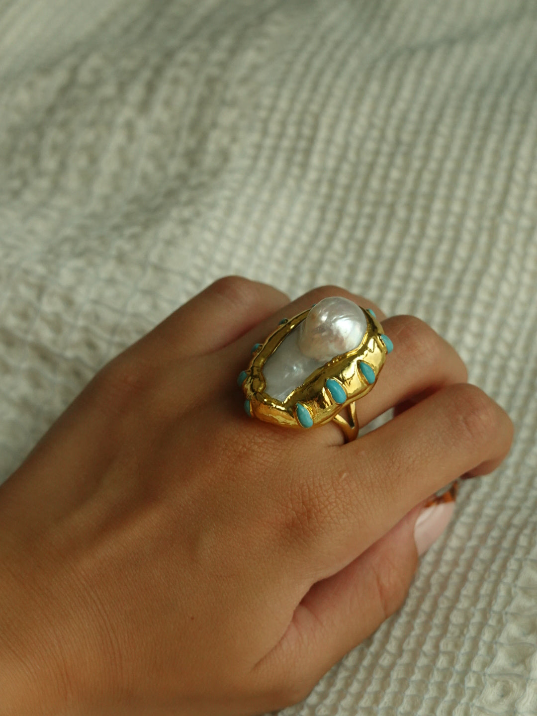 gaia pearl ring