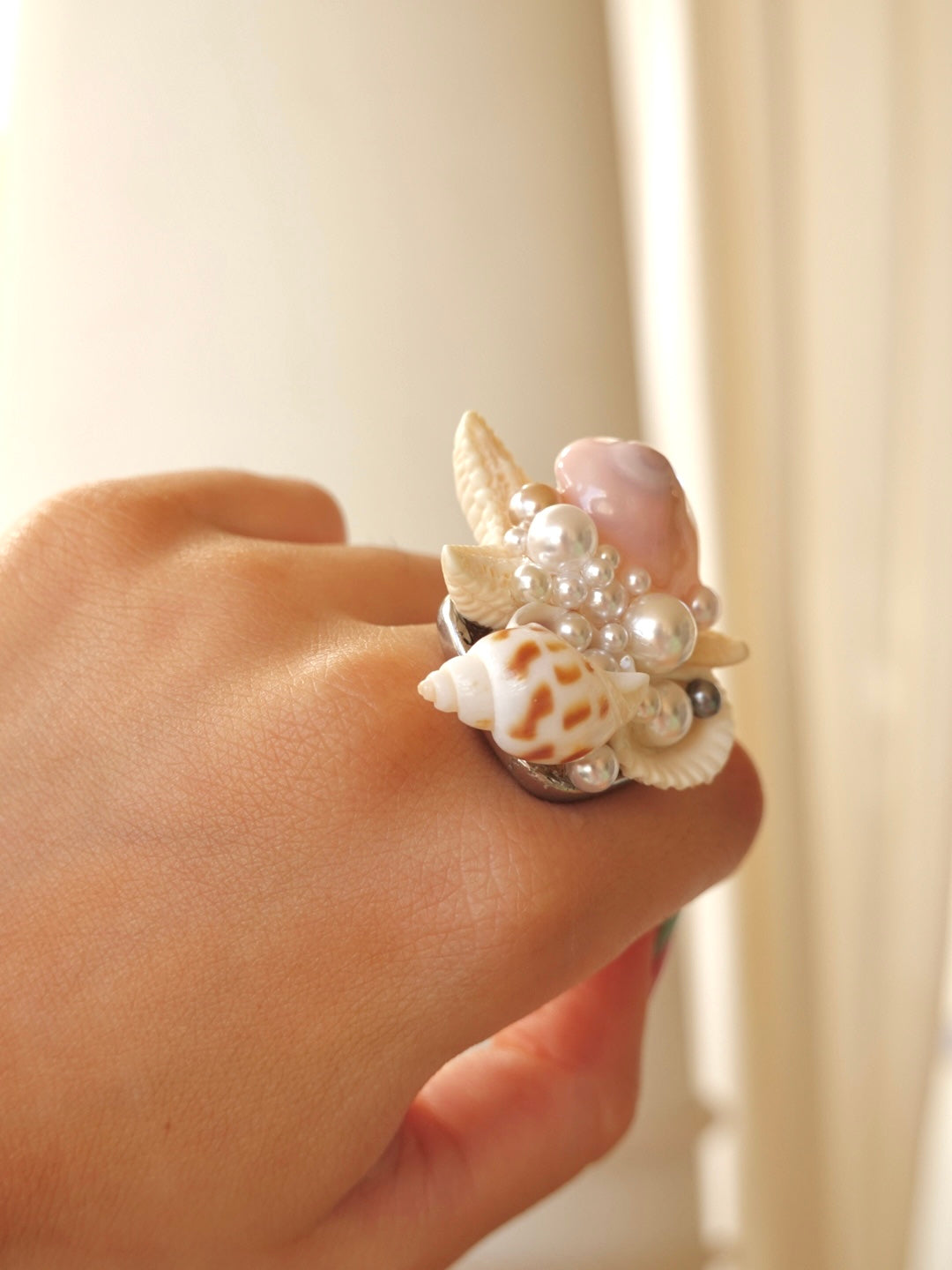coral ring