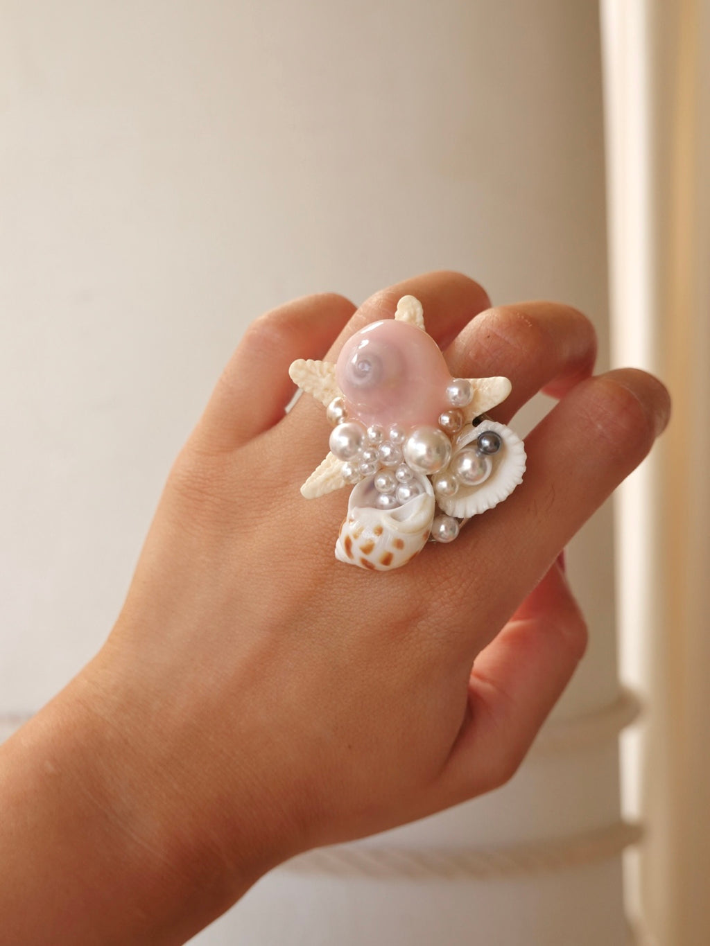 coral ring