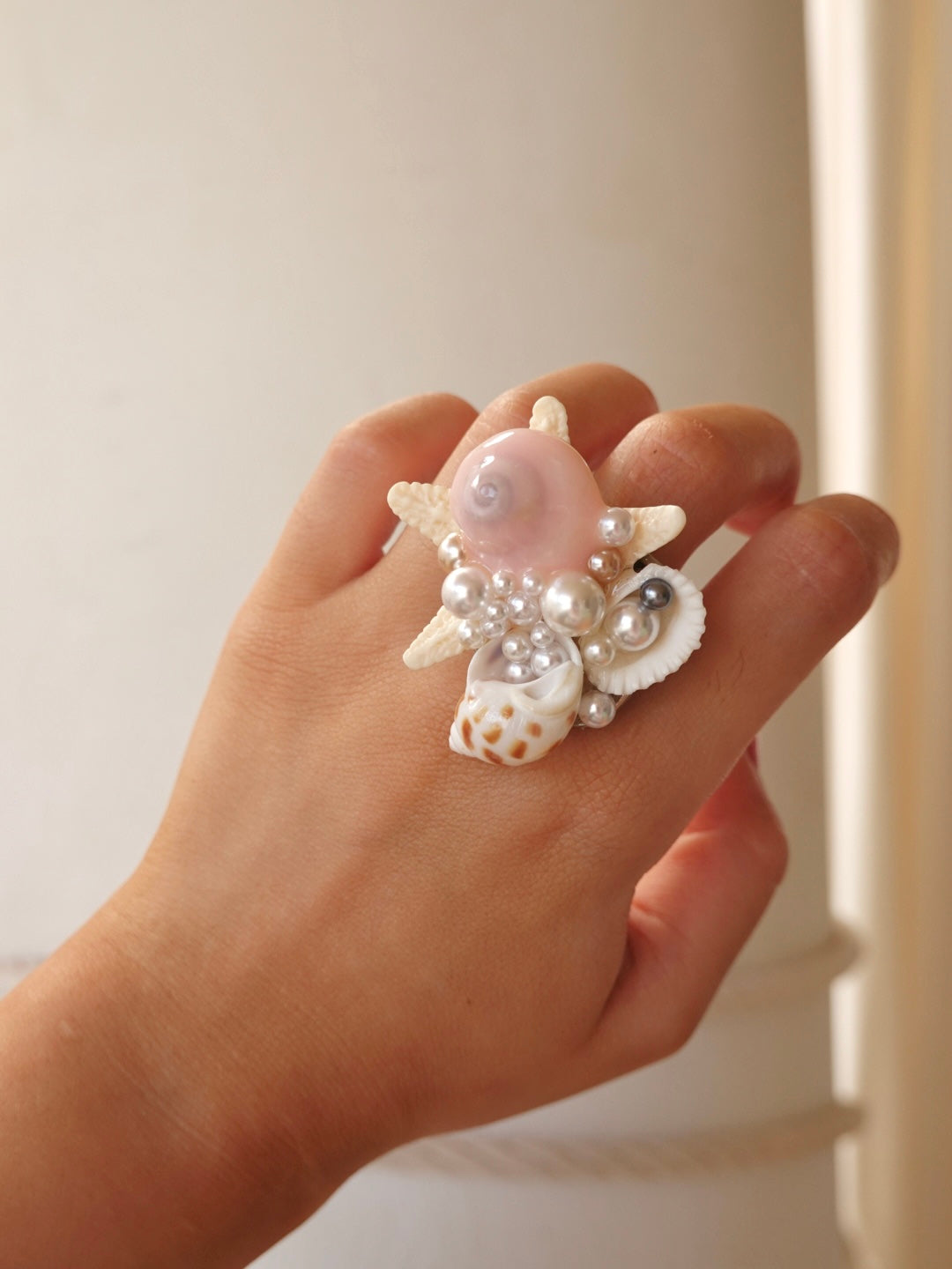 coral ring